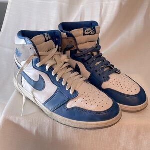 Nike Air Jordan size 14 blue and grey in good condition